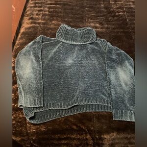 Time and Tru Green Ribbed Sweater